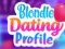 Gioco Profilo di Incontri Bionda in linea