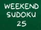 Gioco Sudoku del Weekend 25 in linea