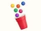 Gioco Raccogliere palline in una tazza in linea