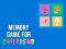 Gioco Gioco di memoria per bambini in linea