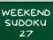 Gioco Sudoku del Weekend 27 in linea