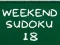 Gioco Sudoku del Weekend 18 in linea