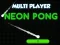 Gioco Neon Pong Multigiocatore in linea Gioco Neon Pong Multigiocatore in linea