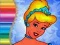 Gioco Libro da Colorare per Cenerentola in linea