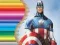 Gioco Libro da colorare per Capitan America in linea