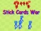 Gioco Guerra delle Carte Stick in linea