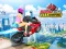 Gioco Salto con la bici dalla rampe in linea