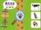 Gioco Mondo delle Impronte di Alice in linea