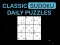 Gioco Puzzle classici di Sudoku Daily in linea