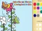 Gioco Libro da colorare per bambini con farfalle e fiori in linea