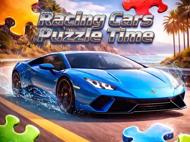 Gioco Racing Cars Puzzle Time in linea