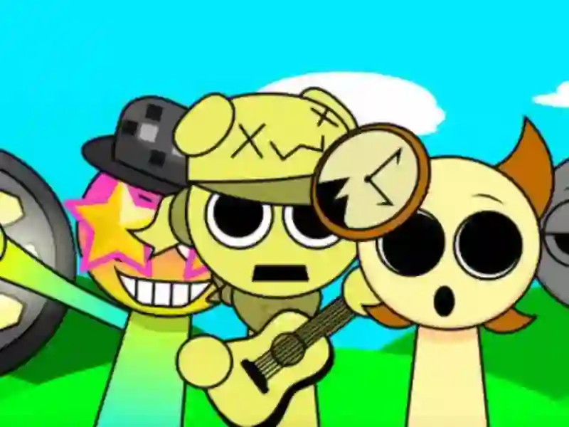 Gioco Sprunki tutto bonus in linea