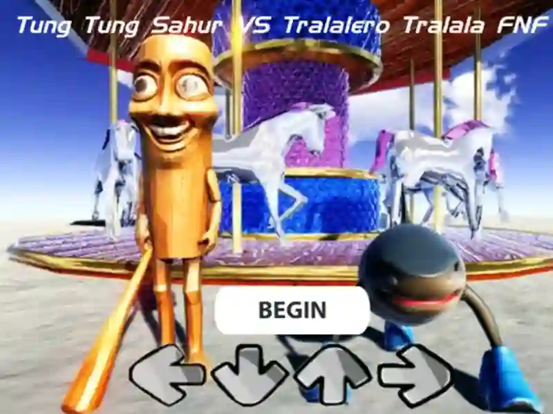 Gioco Tung Tung Sahur vs Tralaro Tralala FNF in linea