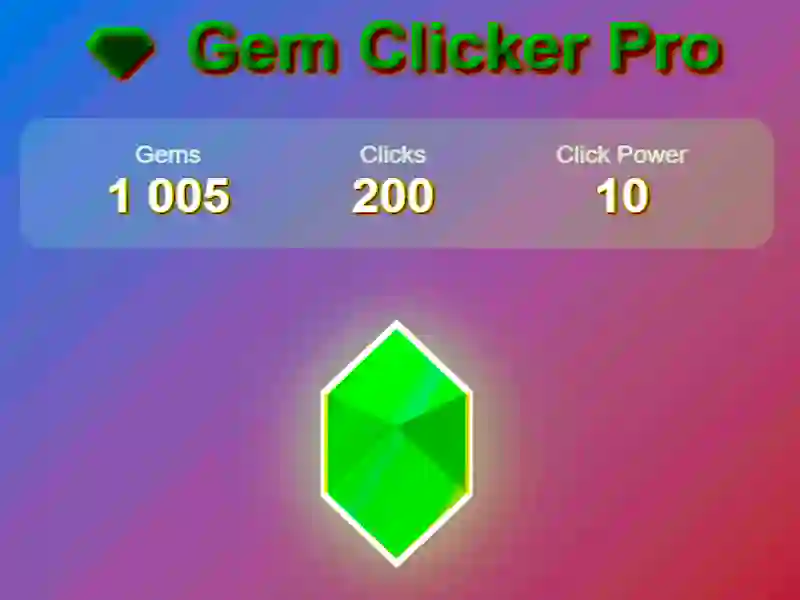 Gioco Gem Clicker Pro in linea