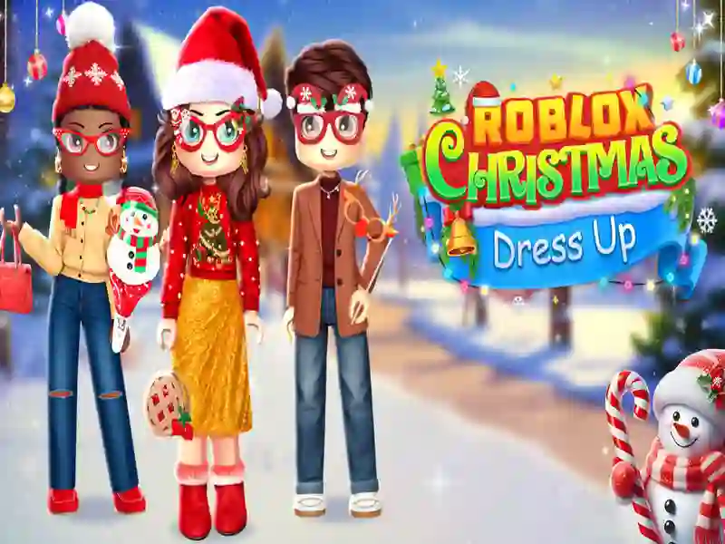 Gioco Dressup di Natale Roblox in linea