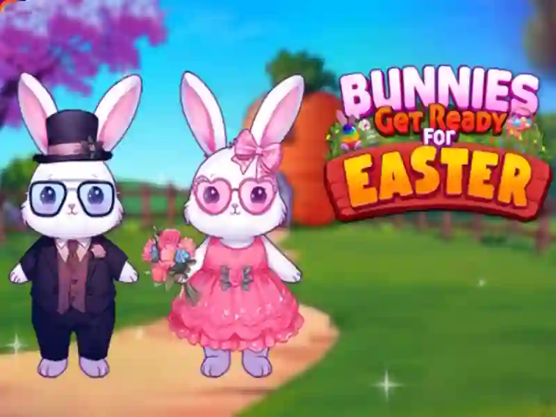 Gioco I conigli si preparano per la Pasqua in linea Gioco I conigli si preparano per la Pasqua in linea
