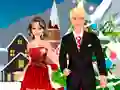 Gioco Appuntamento di Natale con Barbie e Ken in linea