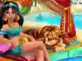 Gioco Principessa araba nella piscina in linea