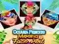 Gioco Arte del viso della principessa Moana dell'Oceania in linea