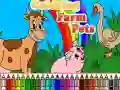 Gioco Colora gli Animali della Fattoria in linea Gioco Colora gli Animali della Fattoria in linea