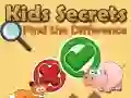 Gioco Segreti dei Bambini: Trova le Differenze in linea