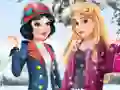 Gioco Moda invernale di Aurora e Biancaneve in linea