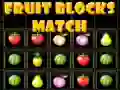 Gioco Abbinamento Blocchi di Frutta in linea