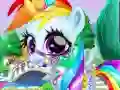 Gioco Cura dei Pony Arcobaleno in linea Gioco Cura dei Pony Arcobaleno in linea