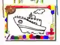 Gioco Tornare a scuola: Tempo di colorare i cartoni animati in linea