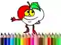 Gioco Torna a scuola: Colorazione dei frutti in linea