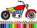 Gioco Torna a Scuola: Colorazione Moto in linea Gioco Torna a Scuola: Colorazione Moto in linea