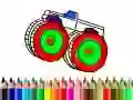 Gioco Torna a scuola: Colorazione del Monster Truck in linea Gioco Torna a scuola: Colorazione del Monster Truck in linea