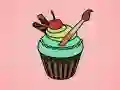 Gioco Colorazione di Cupcake Gustosi in linea Gioco Colorazione di Cupcake Gustosi in linea
