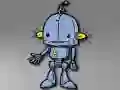 Gioco Puzzle di robot cartone animato in linea