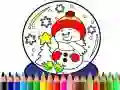 Gioco Torna a scuola: Libro da colorare di Natale in linea Gioco Torna a scuola: Libro da colorare di Natale in linea