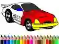Gioco Torna a scuola: Colorazione di muscle car in linea Gioco Torna a scuola: Colorazione di muscle car in linea
