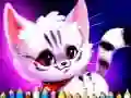 Gioco Colorazione di Gattino Carino in linea