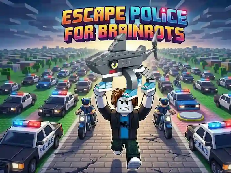 Gioco Fuga dalla polizia per Brainrots in linea