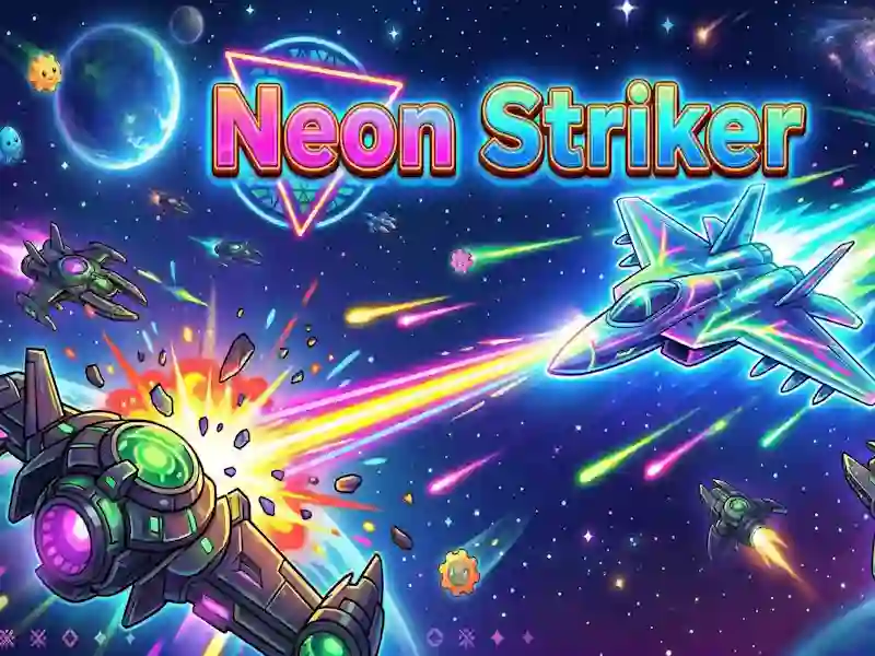 Gioco Attaccante al neon in linea