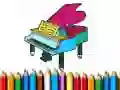 Gioco Torna a scuola: Libro da colorare per pianoforte in linea Gioco Torna a scuola: Libro da colorare per pianoforte in linea