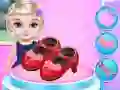 Gioco Design di scarpe alla moda per la piccola principessa in linea