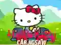 Gioco Puzzle dell'Auto Hello Kitty in linea Gioco Puzzle dell'Auto Hello Kitty in linea