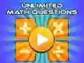 Gioco Domande di Matematica Illimitate in linea Gioco Domande di Matematica Illimitate in linea