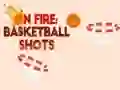 Gioco In fiamme: tiri di basket in linea Gioco In fiamme: tiri di basket in linea