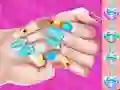 Gioco Nail Art DIY con tema della principessa Elsa in linea Gioco Nail Art DIY con tema della principessa Elsa in linea