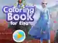 Gioco Libro da Colorare per Elsa in linea