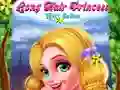 Gioco Salone di Parrucchiere della Principessa Capelli Lunghi in linea