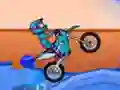 Gioco Ciclista al tramonto - Motocross in linea