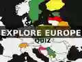 Gioco Quiz sulla posizione dei paesi europei in linea