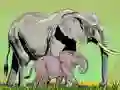 Gioco Animali Selvatici e i Loro Cuccioli in linea